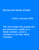 Picture of Sponsored family stream - Visitor visa (subclass 600)
