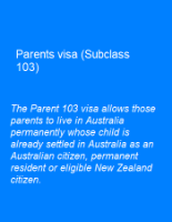 Picture of Parents visa (Subclass 103)