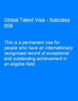 Picture of Global Talent Visa - Subclass 858 
