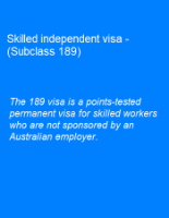 Picture of Skilled independent visa - (Subclass 189) 