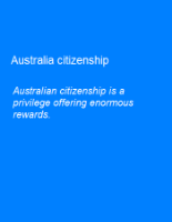 Picture of Australia citizenship